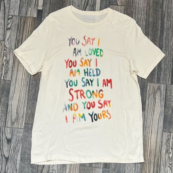 🔥 Lauren Daigle Band Tee YOU SAY I AM LOVED Promo Tour Merch Concert Band Tee XL - Picture 2 of 7